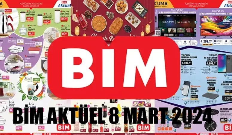 BİM'de bu hafta neler var? BİM 8 Mart 2024 aktüel ürünler kataloğu incelemesi