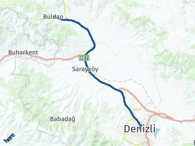 Buldan Denizli arası kaç km, kaç dakika, nasıl gidilir?