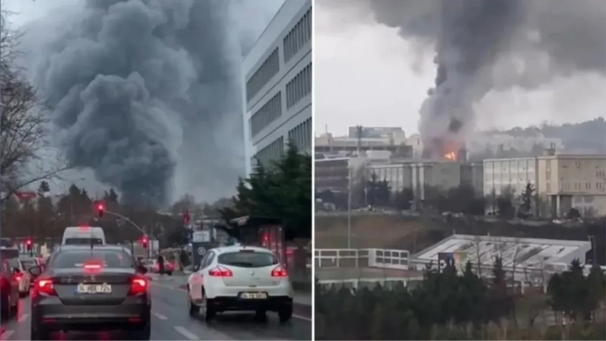 İstanbul Teknik Üniversitesi (İTÜ) Ayazağa Kampüsü'nde yangın çıktı!