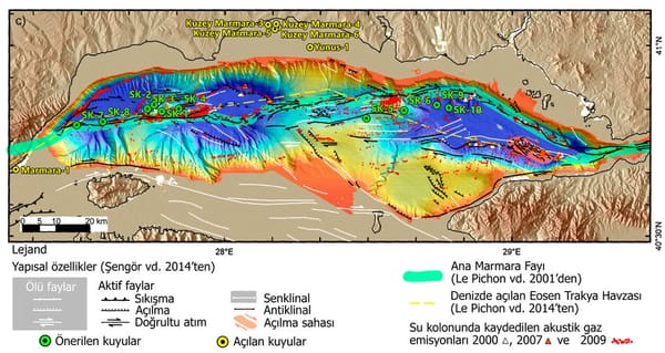 Marmara Denizi Derinlik Haritası Yayınlandı!