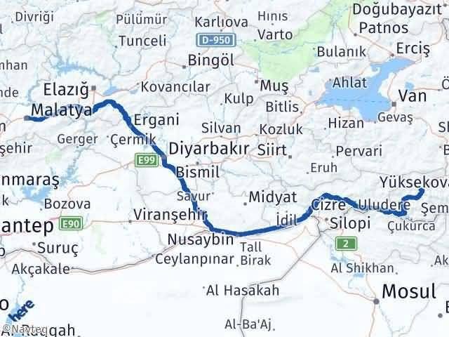 Hakkari Malatya Arası Kaç KM? En Kısa Yolculuk Rehberi!