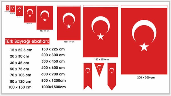 Türk Bayrağı Ölçüleri ve Anlamı Nedir!